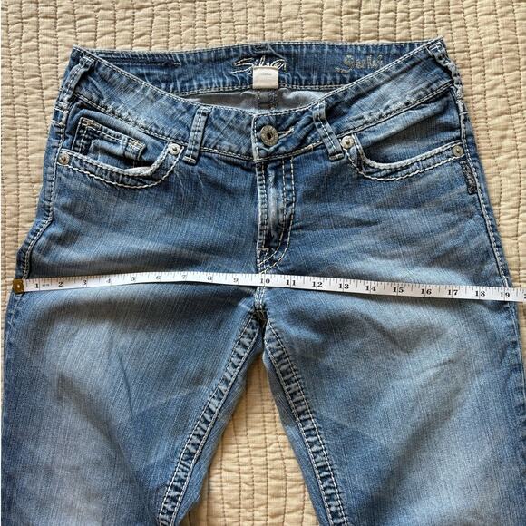 Silver Suki Blue Jeans Sz W29/L30 - Picture 6 of 8